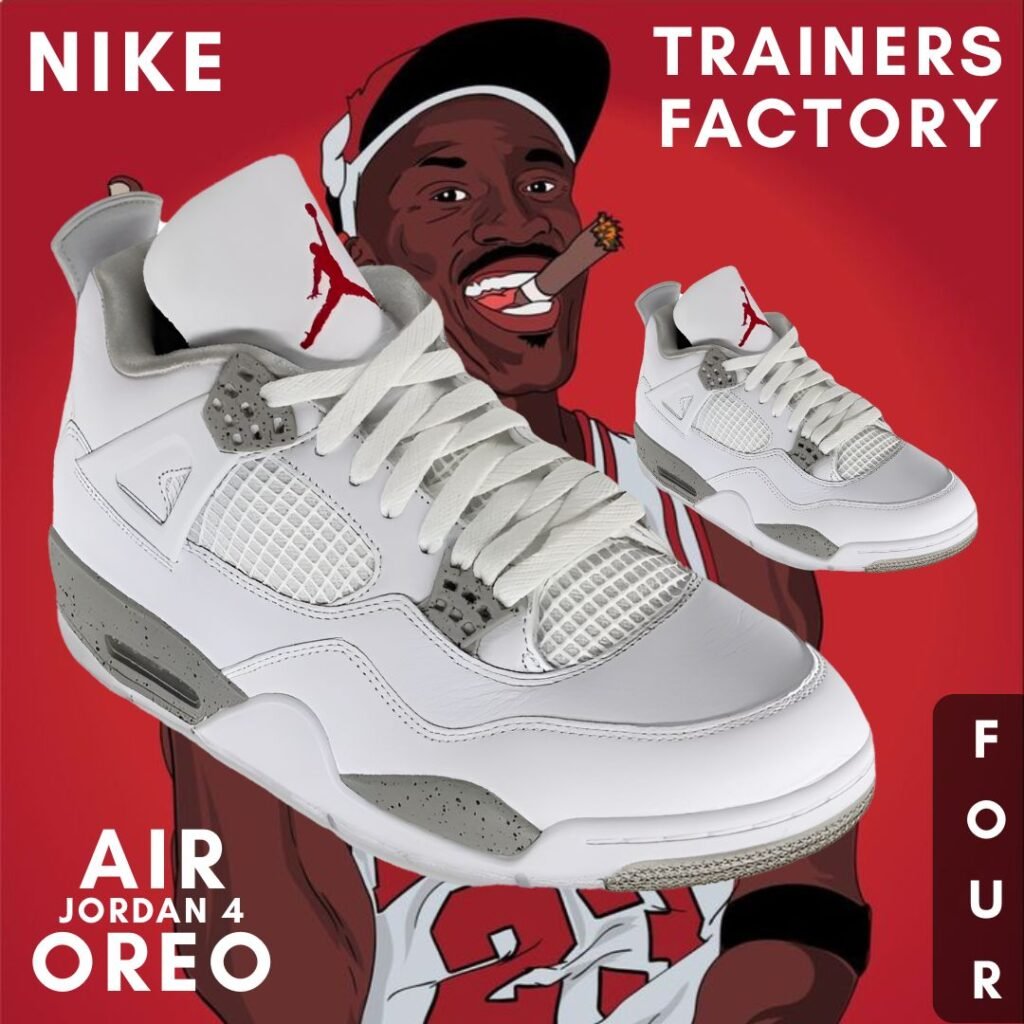jordan 4 oreo white